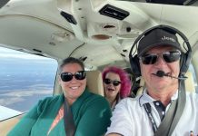 Lee thanks angel for flight