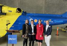 Lift-off for LifeFlight hangar