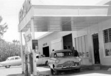 Remembering Charlie Brumpton who built the Bridge Service Station in Mitchell.