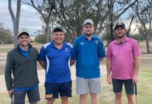 Hitting it off after the wet weather