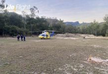 LifeFlight rescues a woman after a bush fall