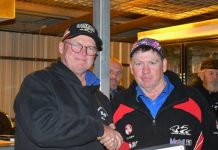 New car at the track