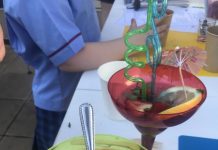 Mocktail Concoctions in the Library Courtyard