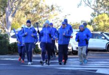 A dashing reminder for world peace