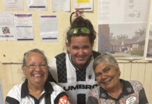 Christmas spirit at community dinner