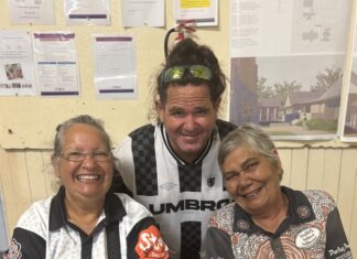 Christmas spirit at community dinner