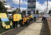 Knitting Nannas stage protest