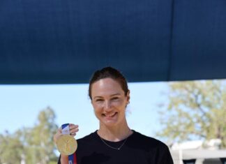Swim, ride, run: Mitchell kids tri like champions cheered on by Cate Campbell